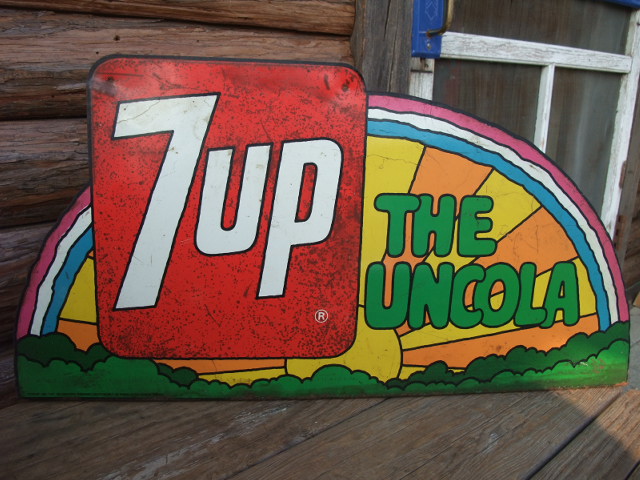 レア 60年代 セブンアップ 7up ポスター ピーターマックス 看板