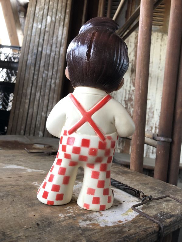 70s Vintage Big Boy Bank Doll (B999) - 2000toys Antique Mall