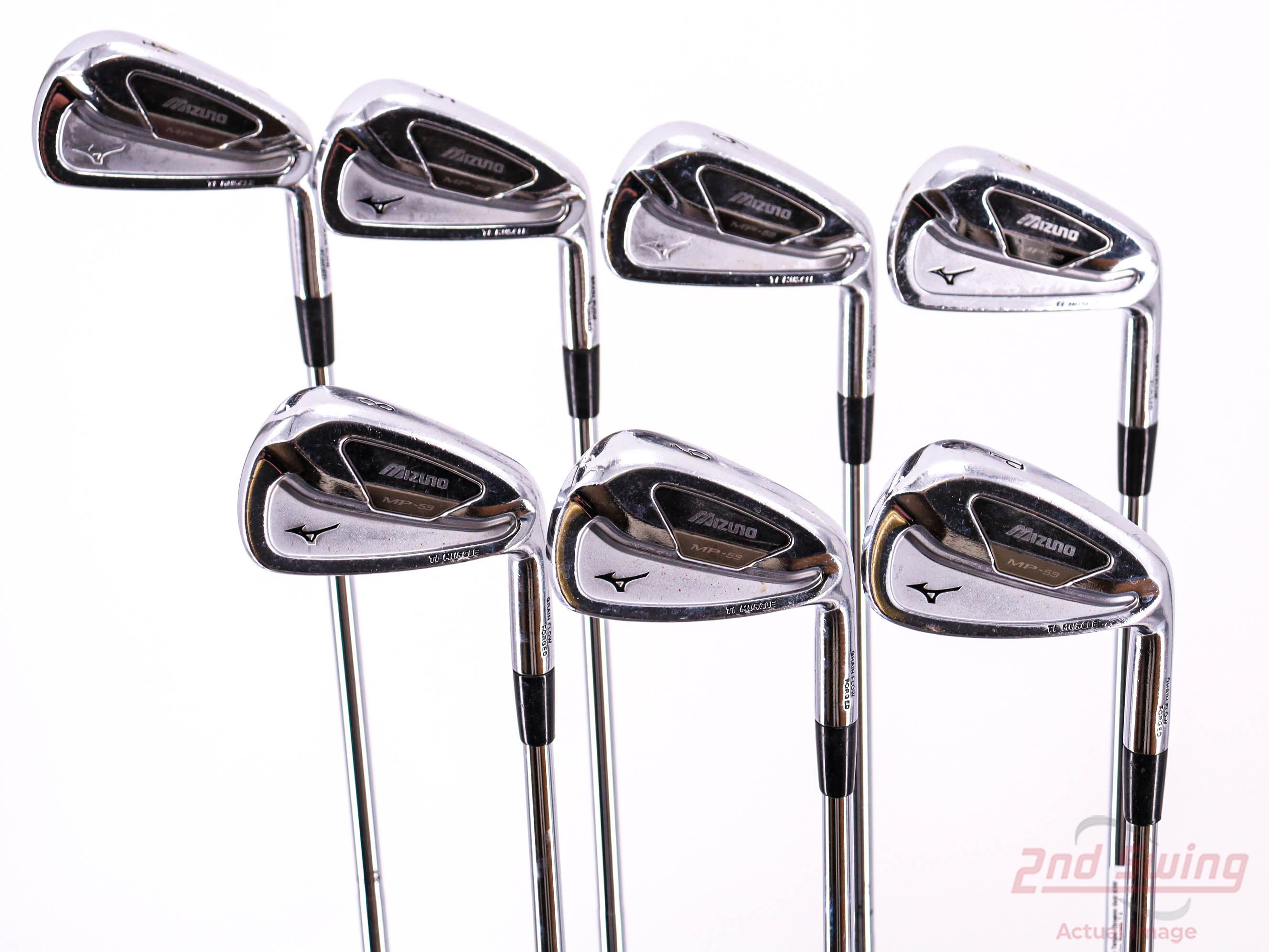 □ Mizuno MP-59 5I-PW ＜名器＞ Mizuno MP-59 アイアン 6本セット