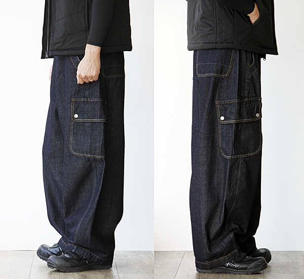 Deniform コクーンシルエット ワイドカーゴ Ellis DF-0001 W5ワン