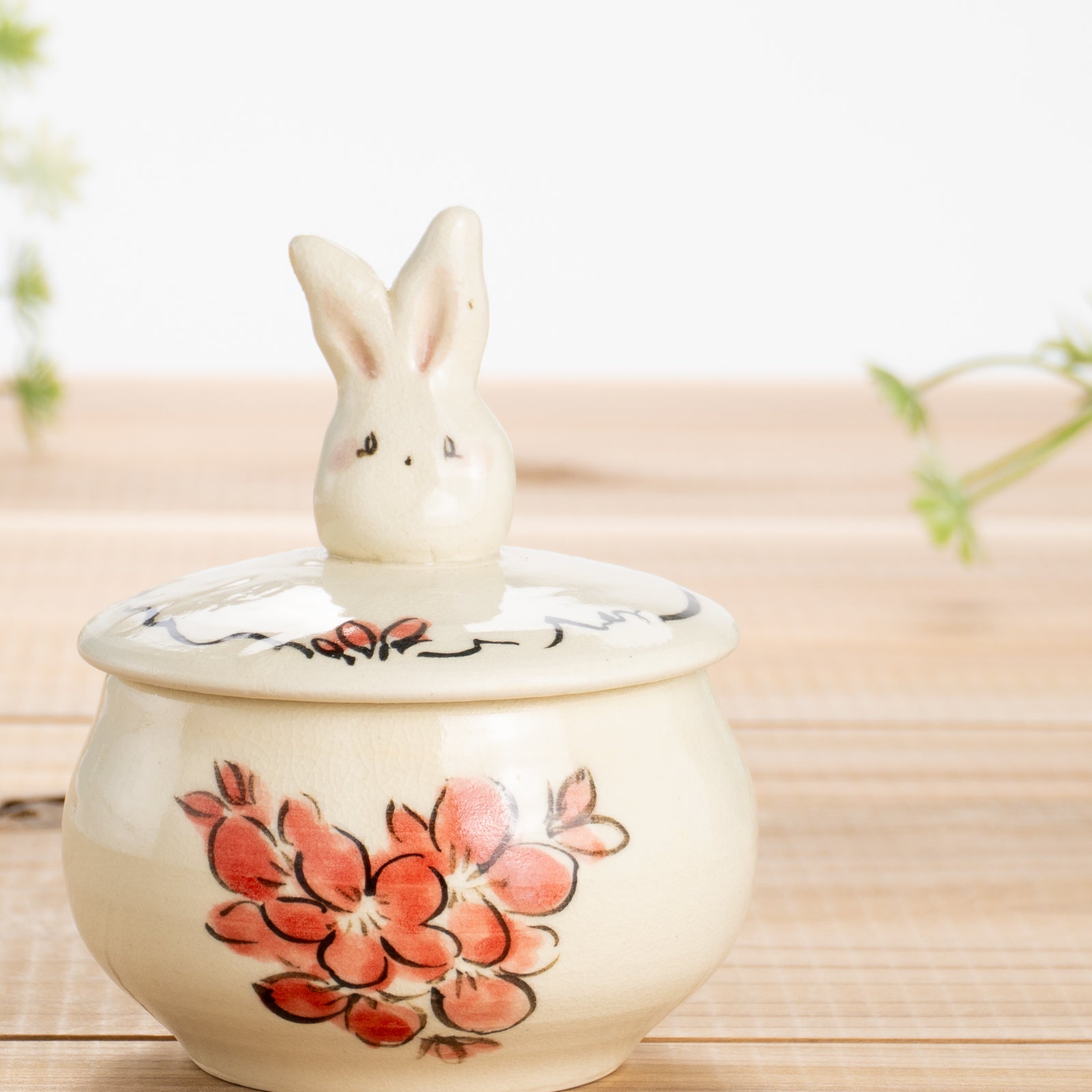 京都 清水焼】小物入れ うさちゃん【京都 清水焼】