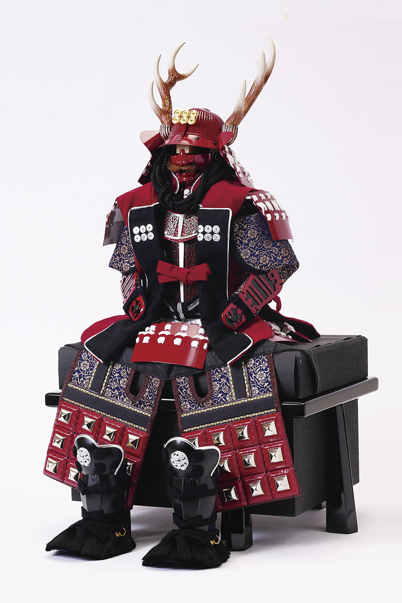 真田幸村公 | 戦国武将鎧兜 | 小木人形