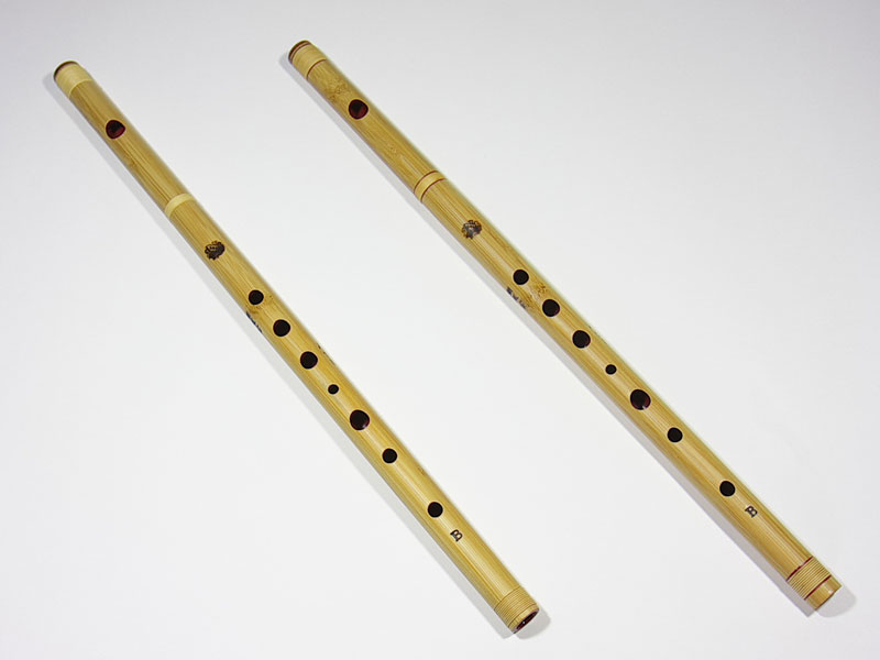 尺八 竹製 ナチュラルカラー ケース付き 尺八 竹製 ナチュラルカラー