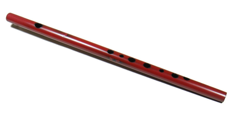 ロツレチ笛（楓）根来塗 1.8尺