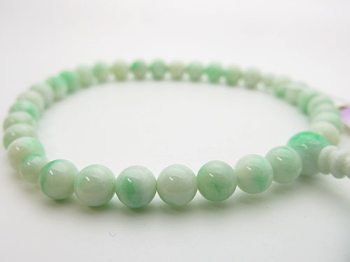 女性用数珠 最高級 糸魚川翡翠8mm玉 共仕立て 青磁房 鑑別書付 【限定