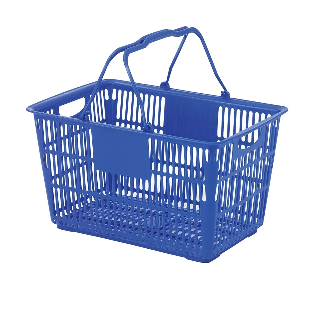 ショッピングバスケット U－31 ブルー: 生活用品・キッチン用品