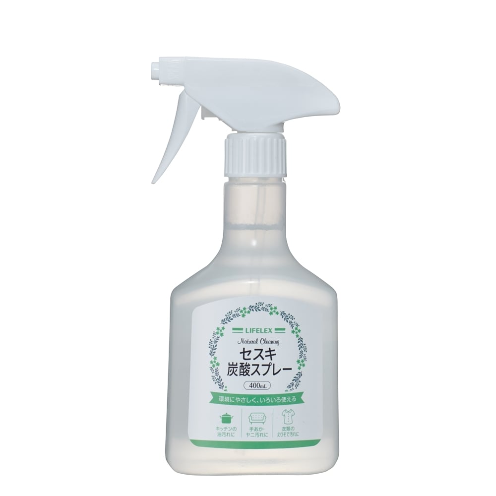 セスキ炭酸スプレー 400ml KR15－8613(本体): 日用消耗品