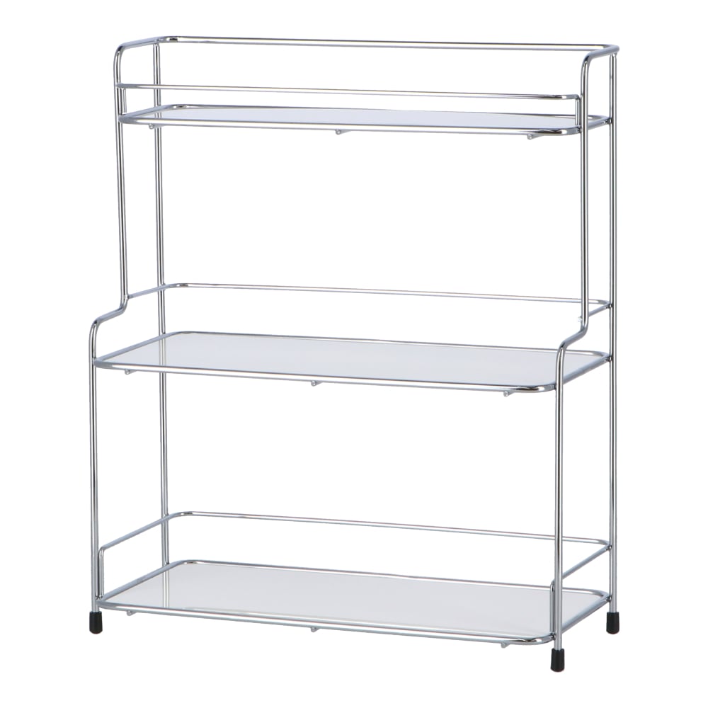 LIFELEX ワイヤーラック3段 3段式(ホワイト): 生活用品・キッチン