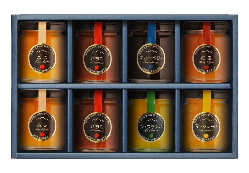 純ジャムバラエティギフトセット（8本）｜ジャム｜小池手造り農産加工