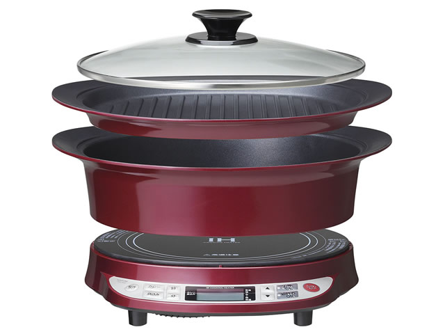 IHグリルなべ KIH-1410/R｜IH調理器／グリラーなど｜キッチン