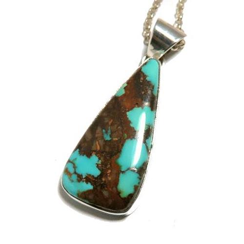 ナバホ族 ターコイズ ペンダント