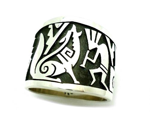 ホピ族製作のリング インディアンジュエリー