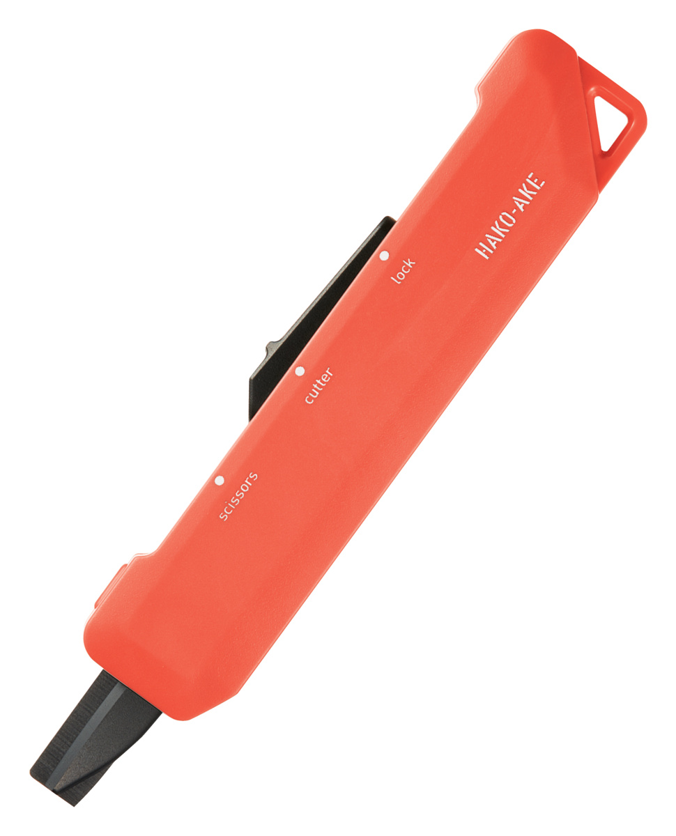 ハコアケ 2Way携帯ハサミ チタン 刃渡り寸法35mm オレンジ｜文具｜コクヨ