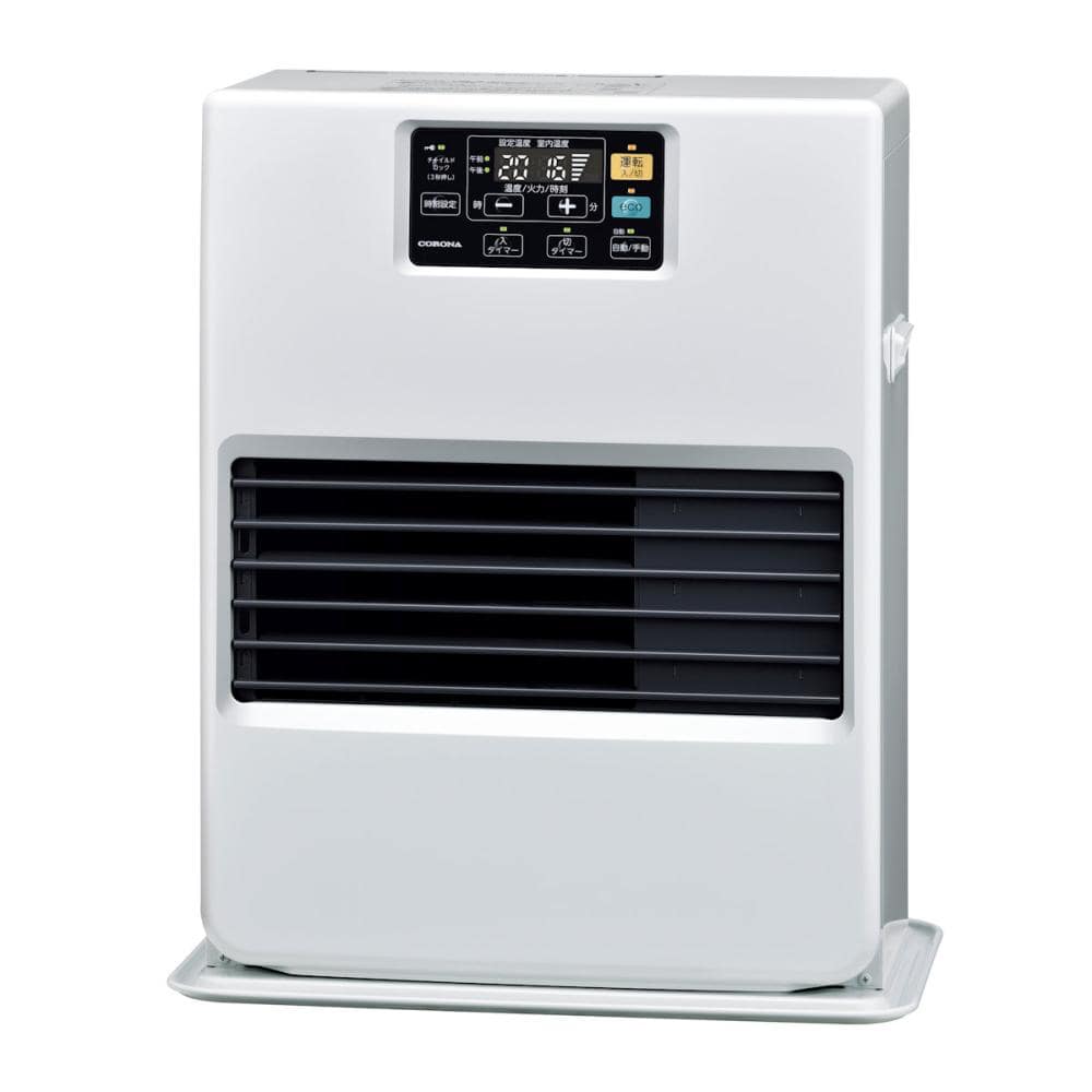 コロナ FF式温風ストーブ 木造9畳 カートリッジタンク式 ホワイト