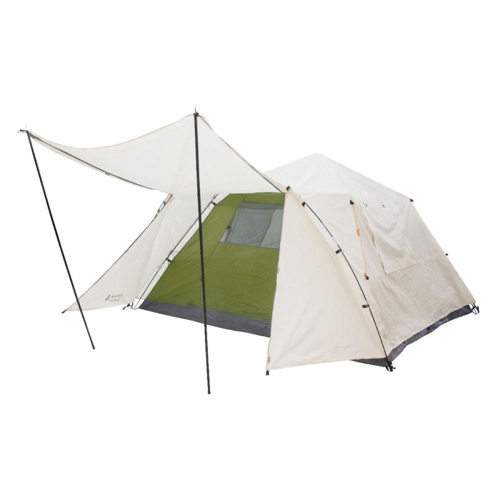 ナチュラルシーズン クイックアップ キャノピー付 ファミリーテント の