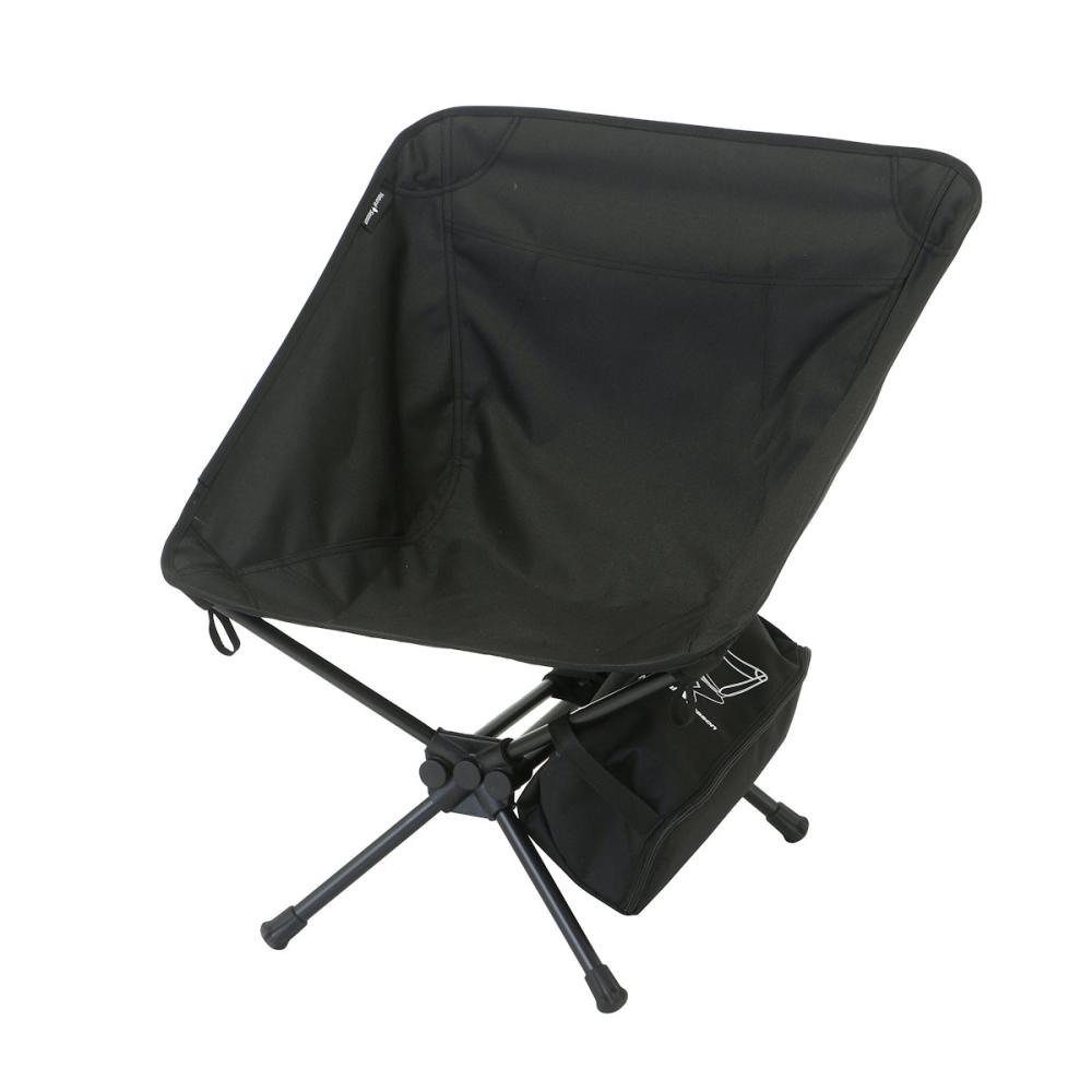 ナチュラルシーズン ポータブルチェア ブラック の通販