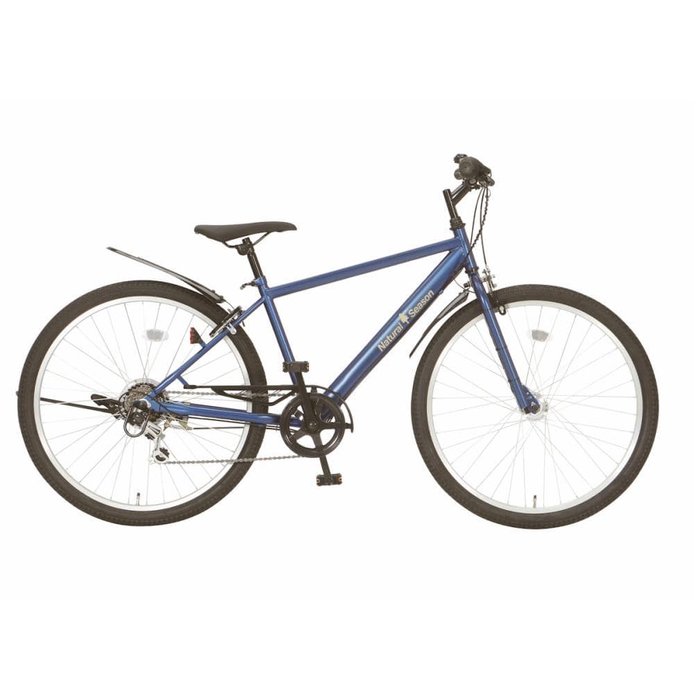 ナチュラルシーズン マウンテンバイク 26インチ ネイビー 266 の