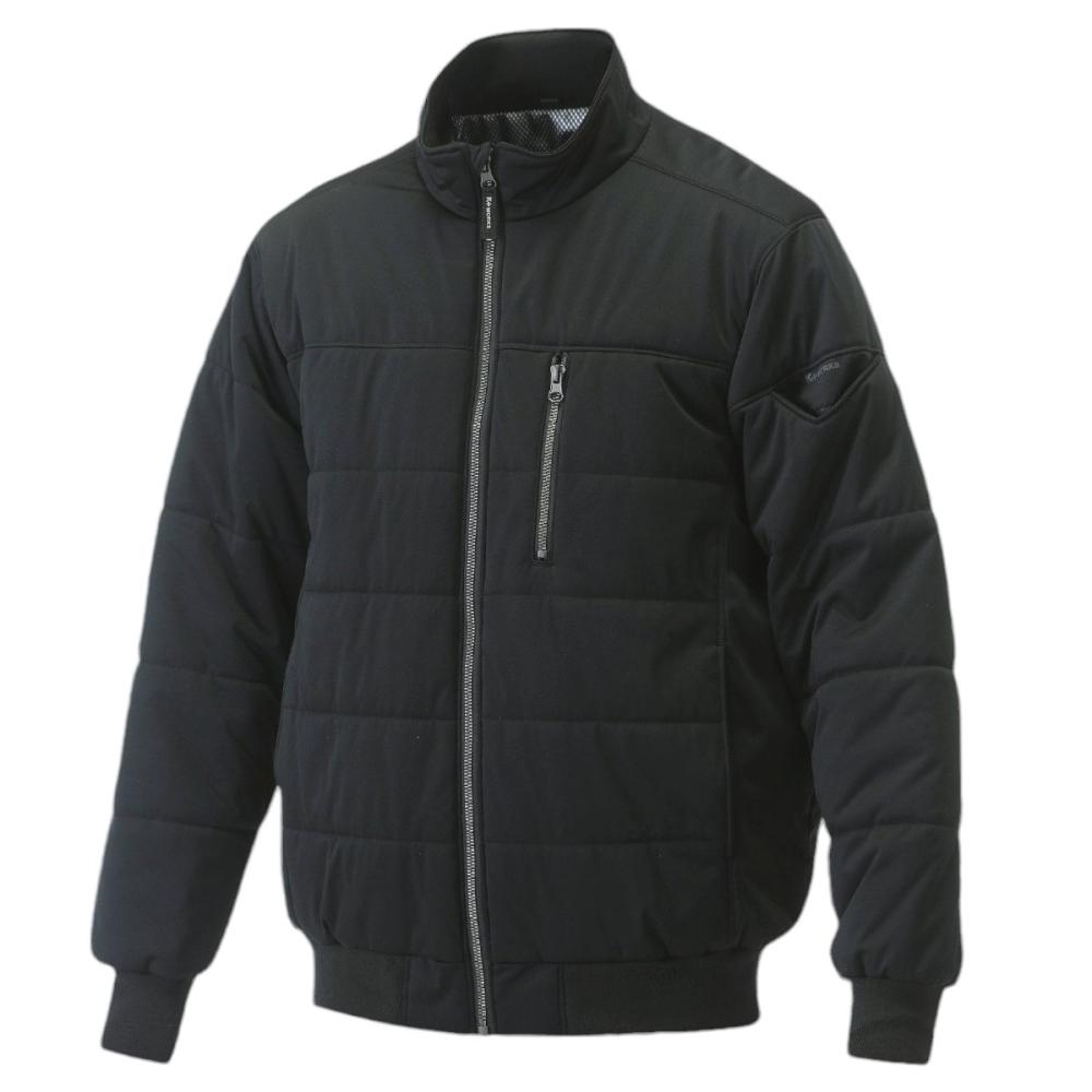 K＋WORKS ハイブリッドジャケット カーキ×ブラック M の通販