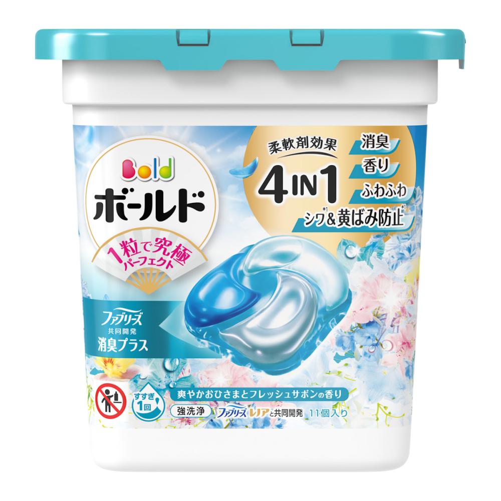 P＆G ボールドジェルボール4D 爽やかフレッシュフラワーサボンの