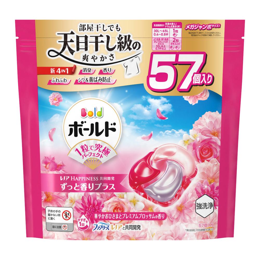 P＆G ボールドジェルボール4D 爽やかフレッシュフラワーサボンの