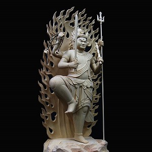 烏枢沙摩(ウスサマ)明王像 (立像8寸) 京仏商谷口の制作事例 京都市西京