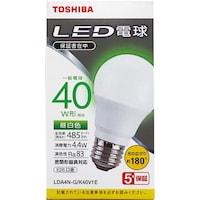 東芝ライテック LED電球E26A型 広配光40Wの通販｜カウネット