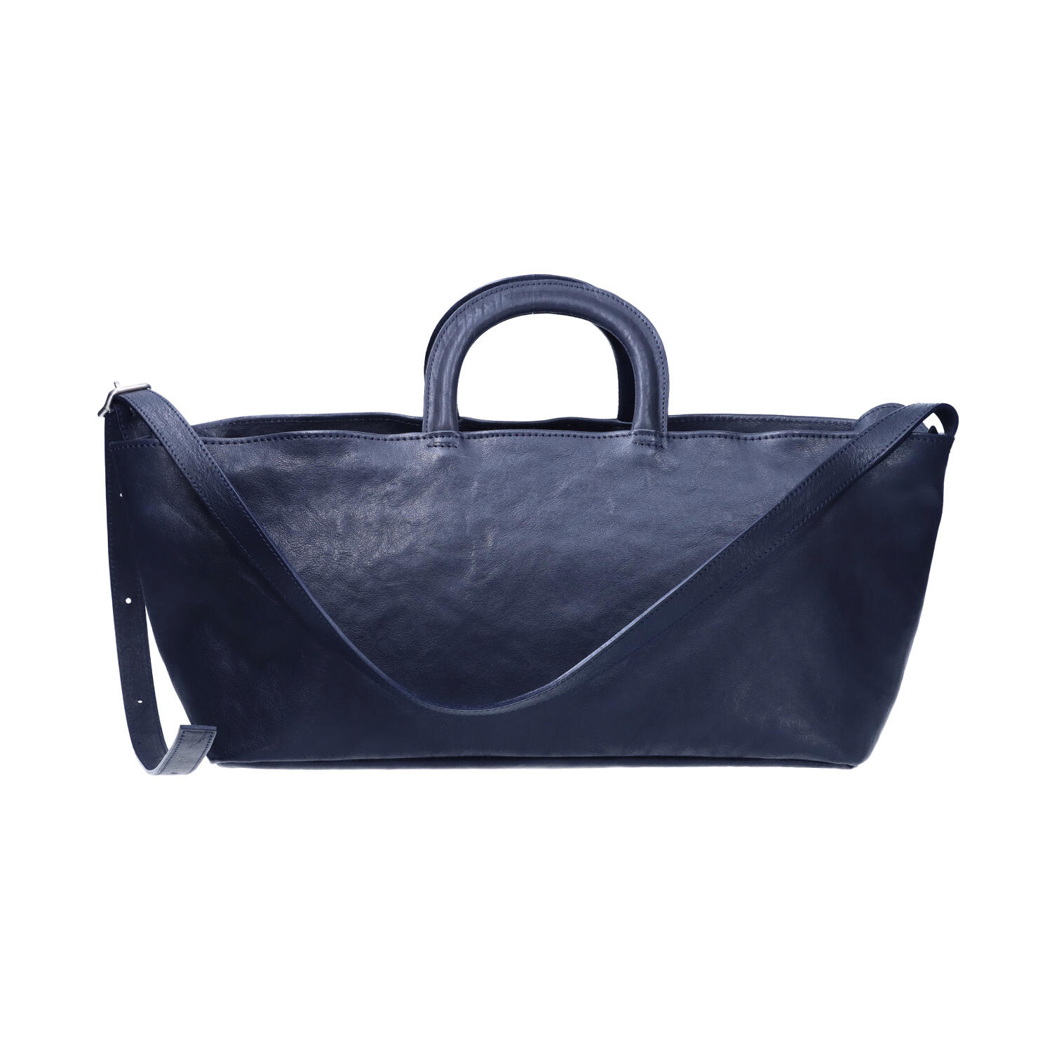 ヌメ革 牛革 ファスナー ストラップ付き バッグ | 株式会社 DIECI-LABO