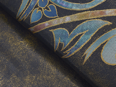 花唐草模様螺鈿錦本金本袋帯 川島織物製(D76260Lv) 特選きもの・帯紹介