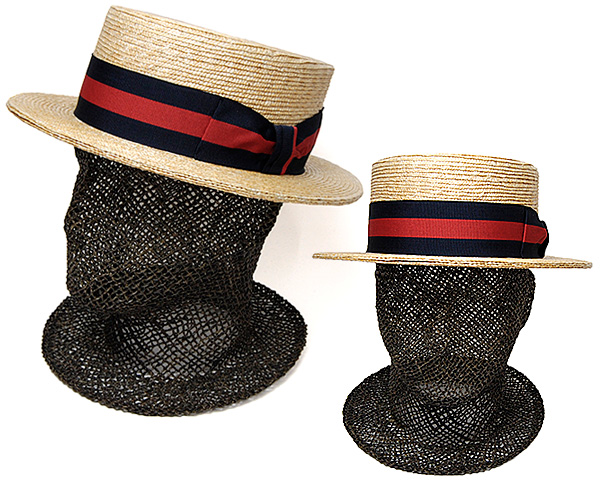 イタリア TESI(テシ) ストローブレードカンカン帽 春夏 メンズ