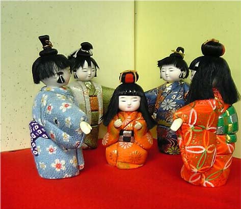 木目込人形 かごめかごめ