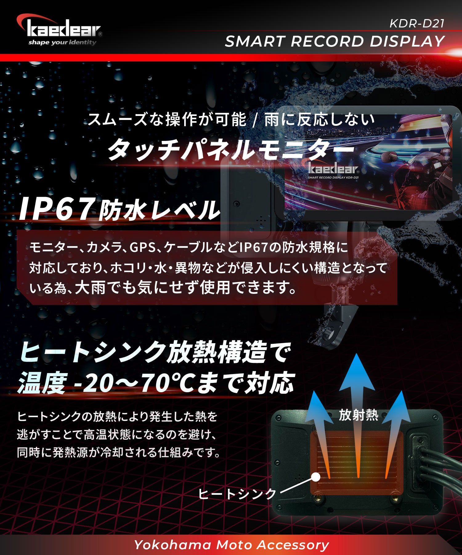 スマートレコードディスプレイ KDR-D21 – 株式会社Kaedear【カエディア