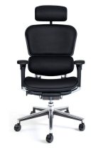 エルゴヒューマンチェア Basic ハイタイプ 革張り EH-HAL