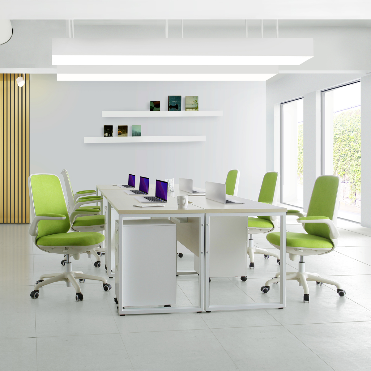 ALetto アレット 台形テーブル 幅1300 奥行520 高さ720 ALT-1352D-AW