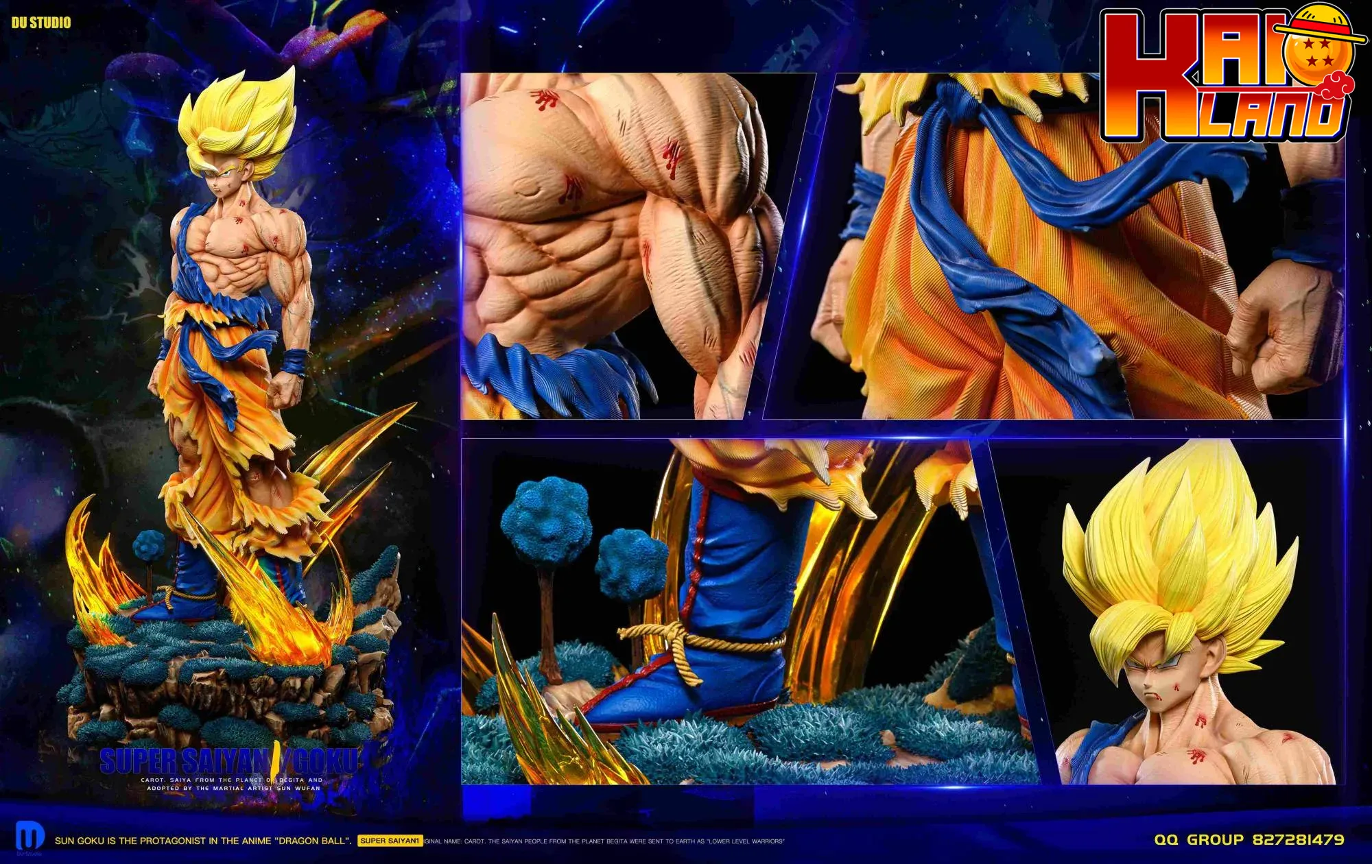 ドラゴンボール DU スタジオ SSJ 悟空樹脂スタチュー - Kaioland