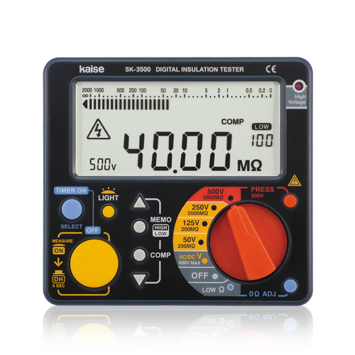 SK-3500 Digital Insulation Tester｜KAISE CORPORATION｜Measuring