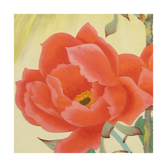 掛け軸 寒牡丹 (岡本珠洸) （掛軸小物なし) 送料無料 【掛軸】 商品