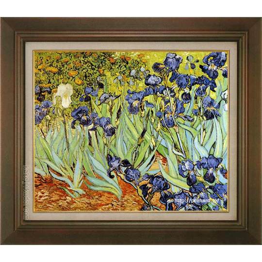 ゴッホ 絵画 アイリス F8号 送料無料 【複製】【美術印刷】【世界の