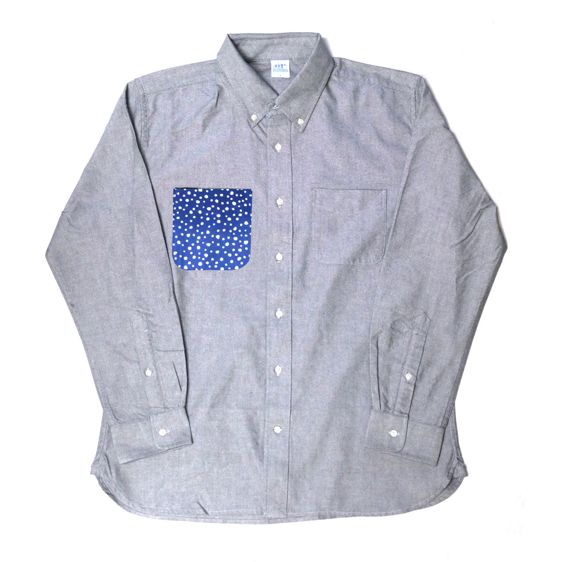 和柄ポケット オックスフォードボタンダウン L/Sシャツ 柄シングル一覧