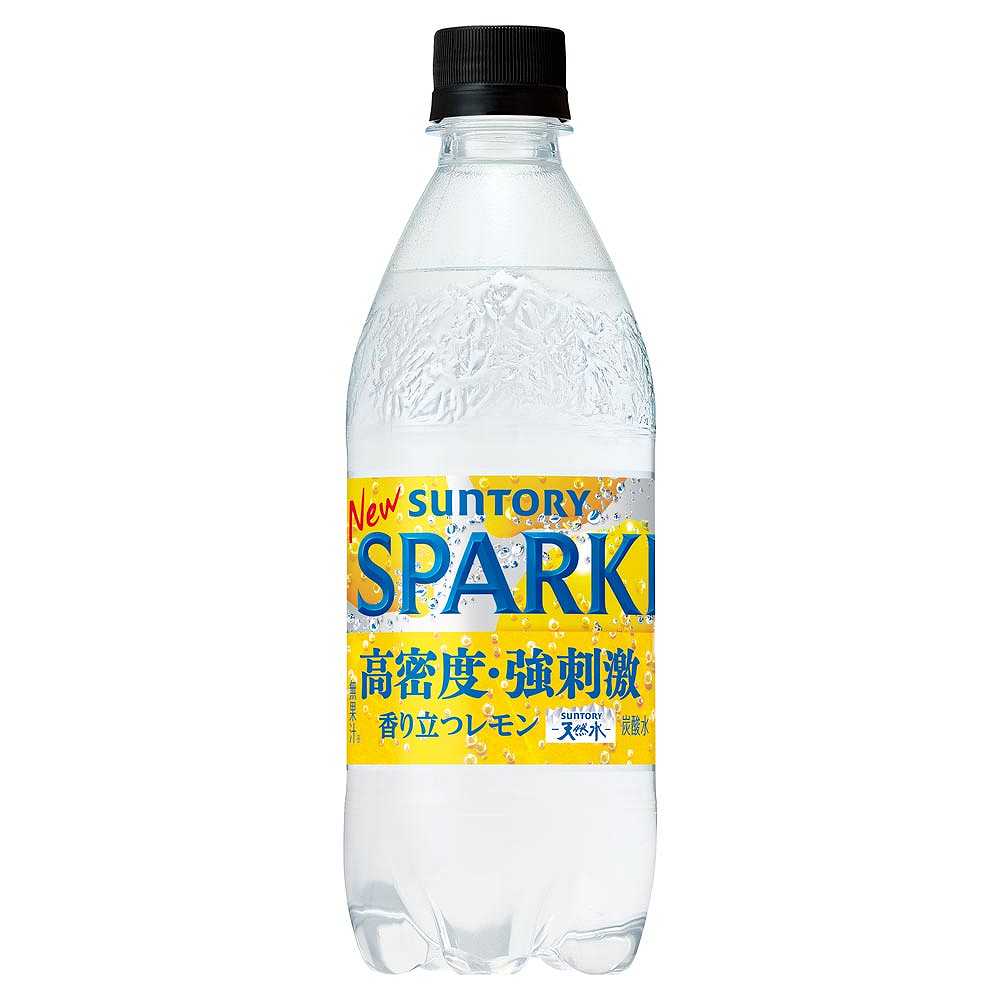 サントリー 天然水 スパークリングレモン 500ml｜格安・安いお酒の通販