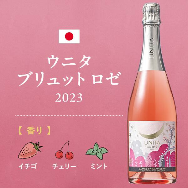 お酒】ウニタ ブリュットロゼ 2023（ロゼ・発泡） 750ml - カルディ