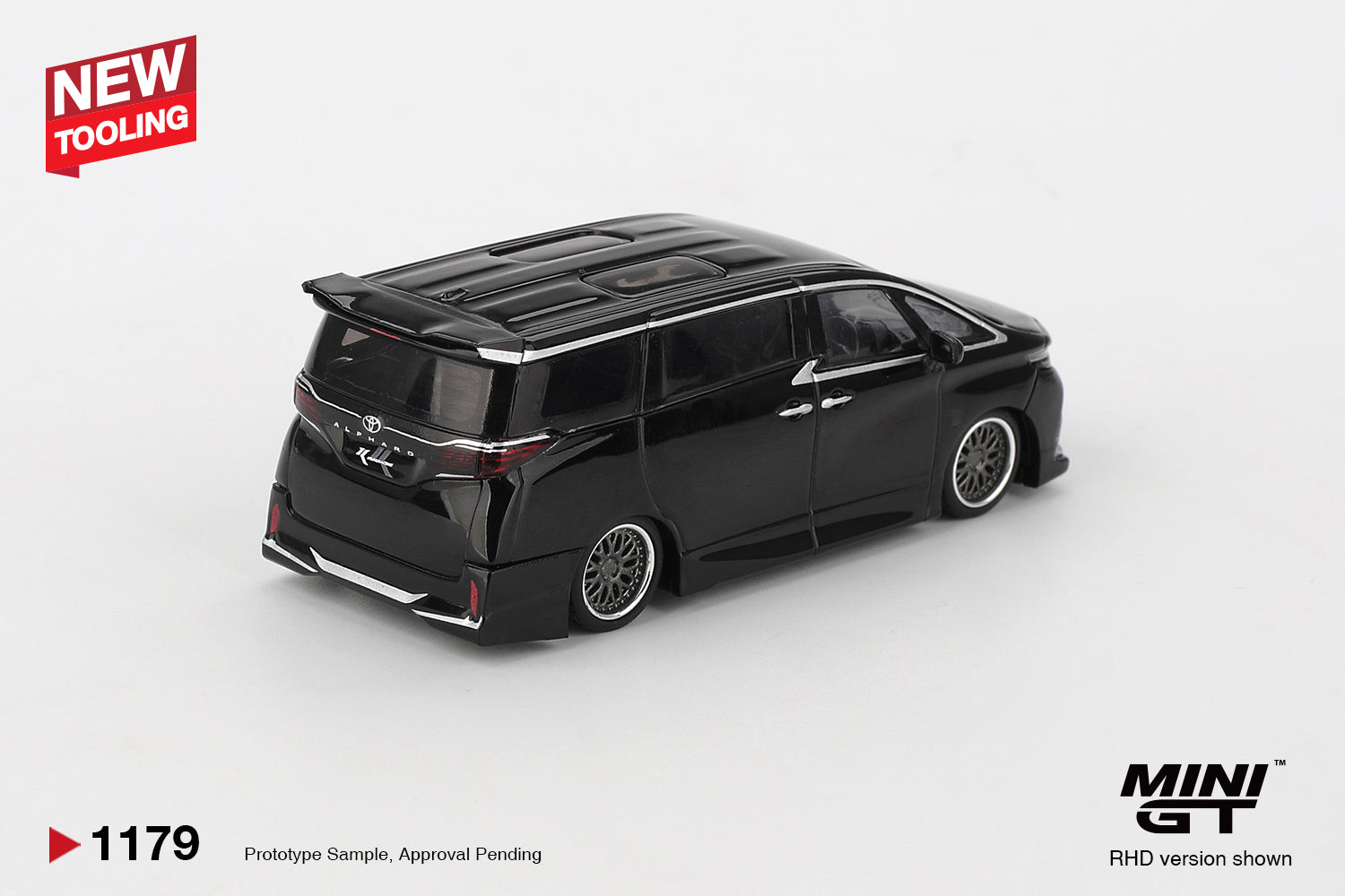 PRE-ORDER Toyota Alphard 40 KUHL – Black (Mini GT) Diecast 1:64
