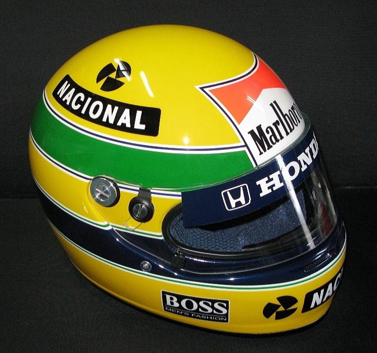 アイルトンセナ1988年 マクラーレン時代のヘルメット仕様
