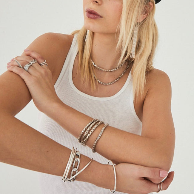 CTHY HERITAGE BANGLE RHODIUM SILVER バングル CTHY BANGLE | CTHY