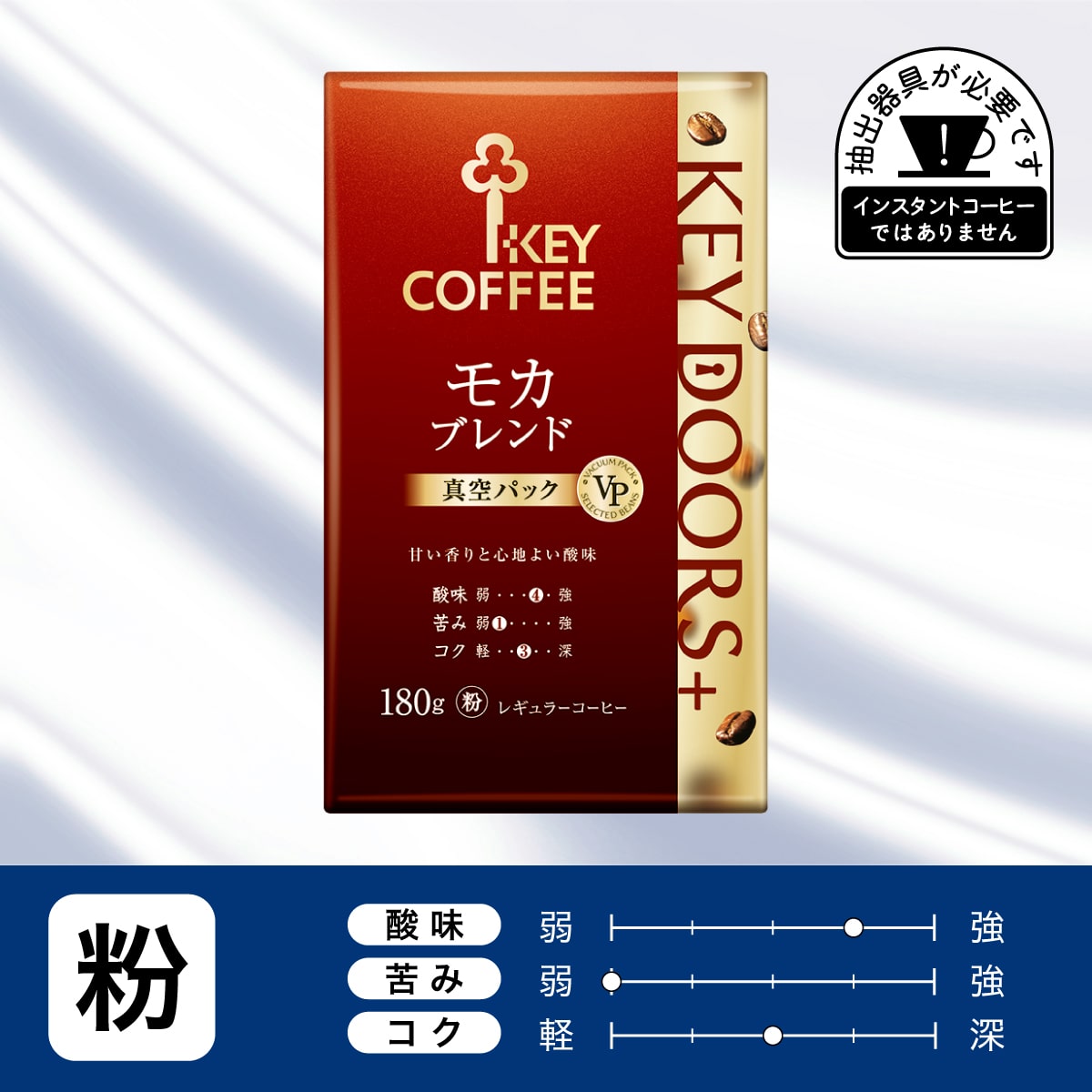 KEY DOORS+モカブレンド粉 180g