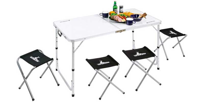 キャプテンスタッグ テーブル・チェアセット【A3パネル・目録付