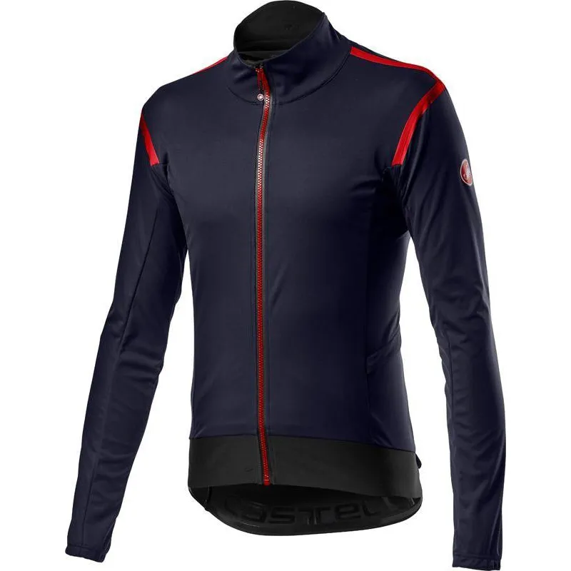 Castelli Alpha RoS 2 Light Jacket - Past Season / Savile Blue/Red