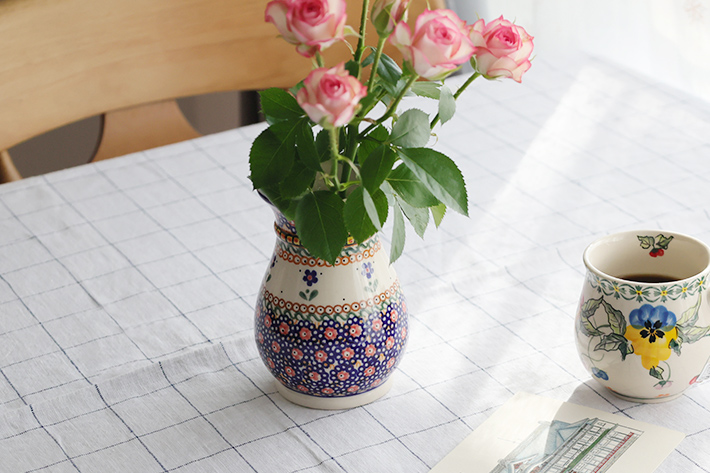 花瓶・ポーリッシュポタリー(ポーランド食器)