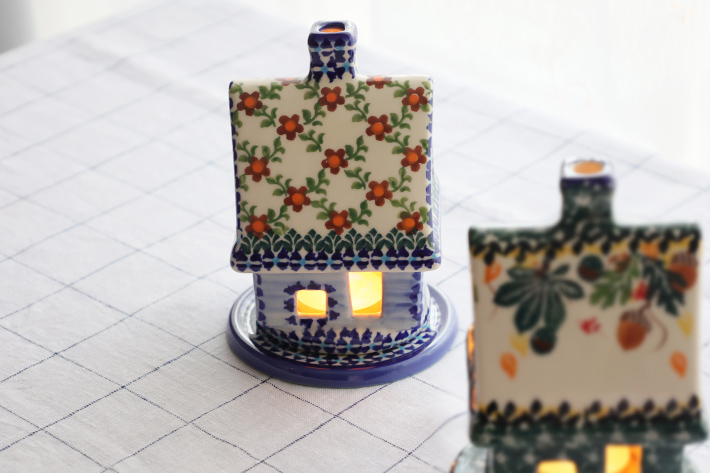 キャンドルホルダー・ポーリッシュポタリー(ポーランド食器)