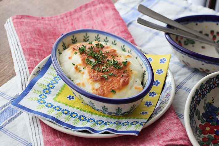 オーブン皿・ミニ・ポーリッシュポタリー(ポーランド食器)