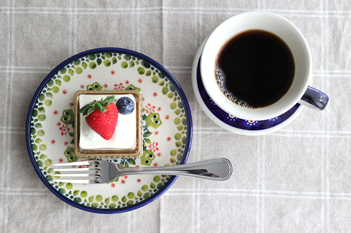 平皿φ16cm・ポーリッシュポタリー(ポーランド食器)